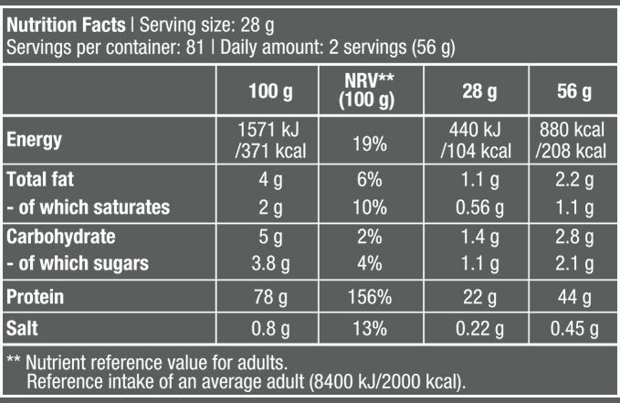 100% reng Vhei - 0,454 kg