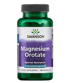 Magnesium Orotate 40 mg - 60 capsules - Nutra Best Europe