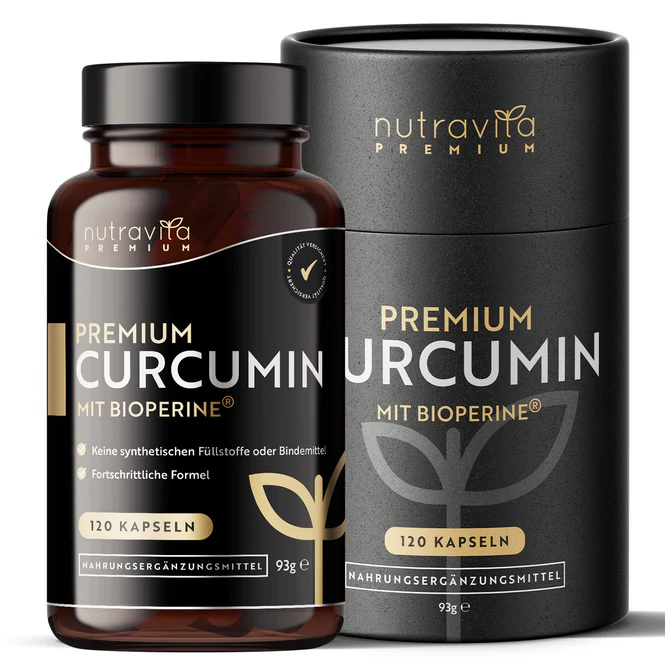 Premium Curcumin 95% Curcuminoids with Bioperine® – 120 capsules
