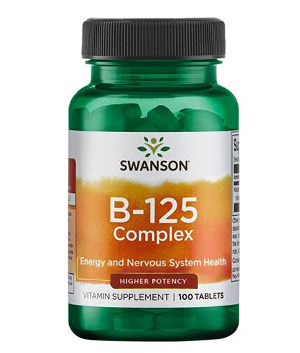 Vitamin B-125 Complex / 100 Tabs. - 0 - Feel You