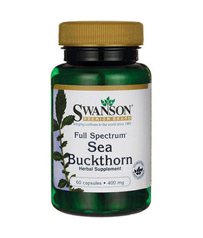 Full Spectrum Sea Buckthorn 400 mg - 60 capsules - Nutra Best Europe