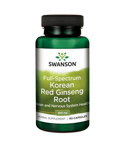 Full Spectrum Korean Red Ginseng Root 400 mg - 90 капсули - Feel You