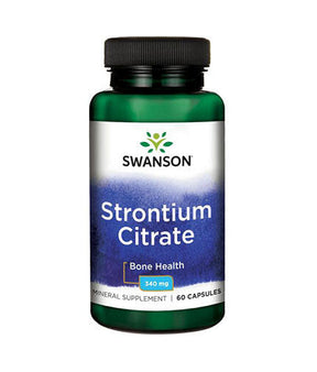 Strontium Citrate 340 mg - 60 capsules - Nutra Best Europe