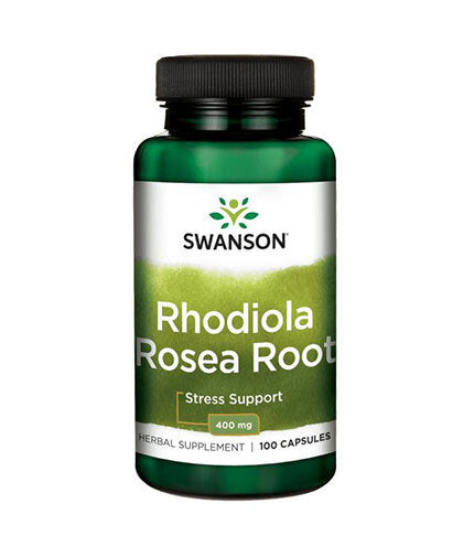 SWANSON Rhodiola Rosea Root 400 mg [100 капсули, 100 Дози] - Feel You