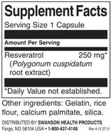 Resveratrol - Higher Potency 250 mg / 30 Caps - 0 - Feel You