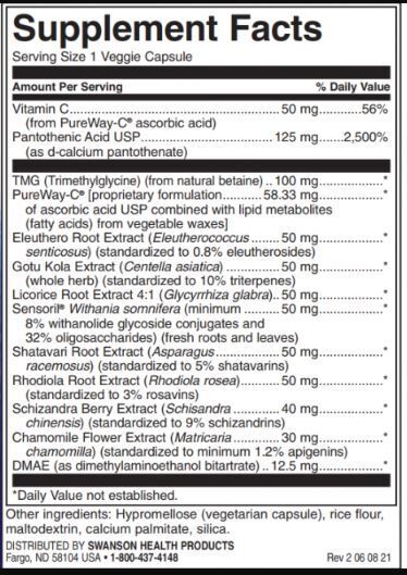 Adrenal Essentials / 60 Vcaps - Feel You