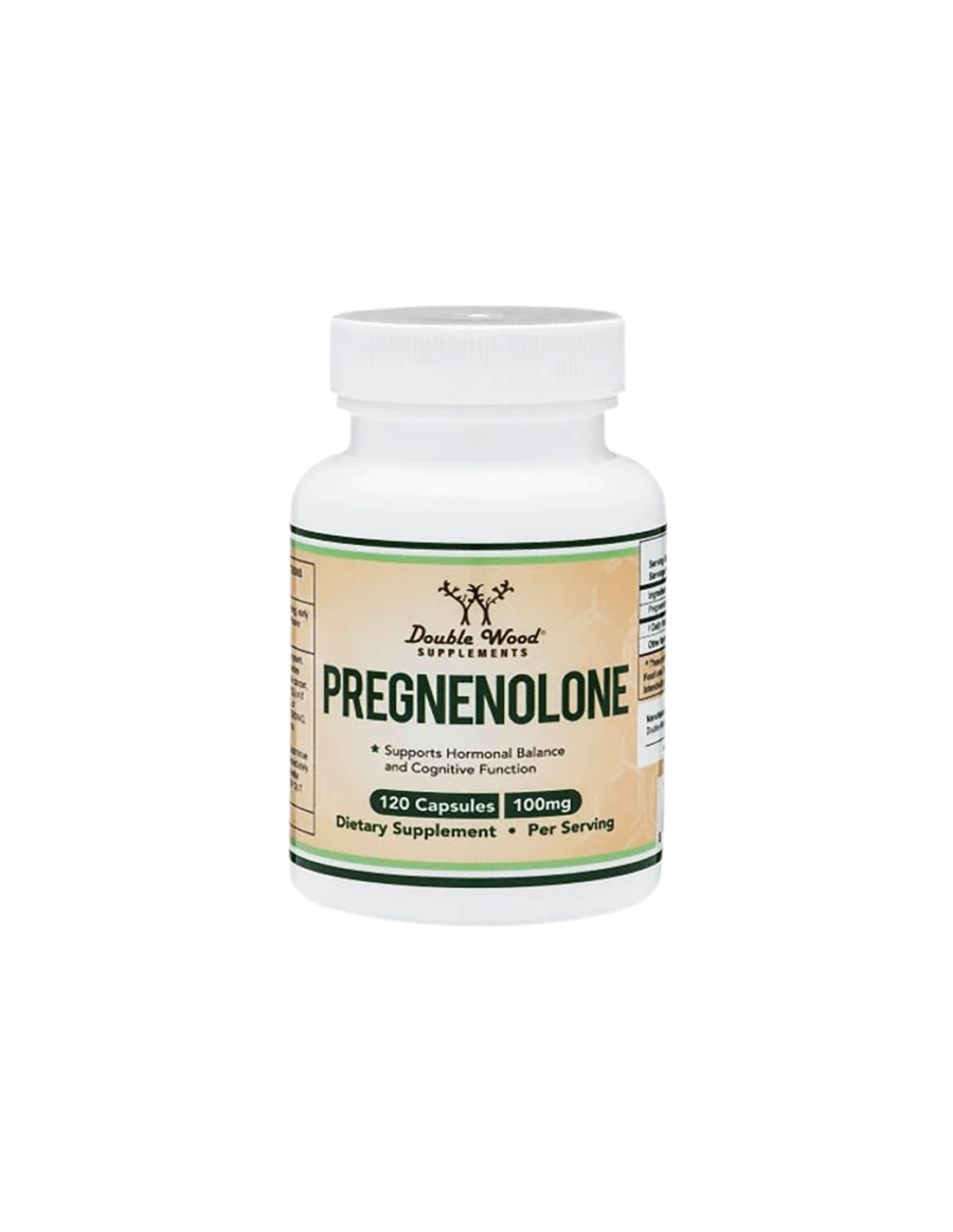 Pregnenolone/ Прегненолон, 120 капсули Double Wood - Feel You