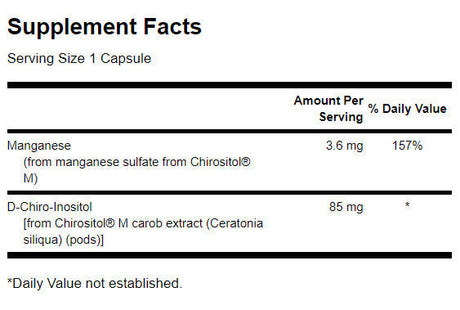 D-Chiro-Inositol 88.6 mg - 60 капсули - Feel You