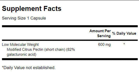 PectiPure Modified Citrus Pectin 600 mg - 60 капсули - Feel You