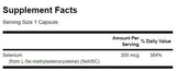 Selenium 200 mcg - 120 капсули - Feel You