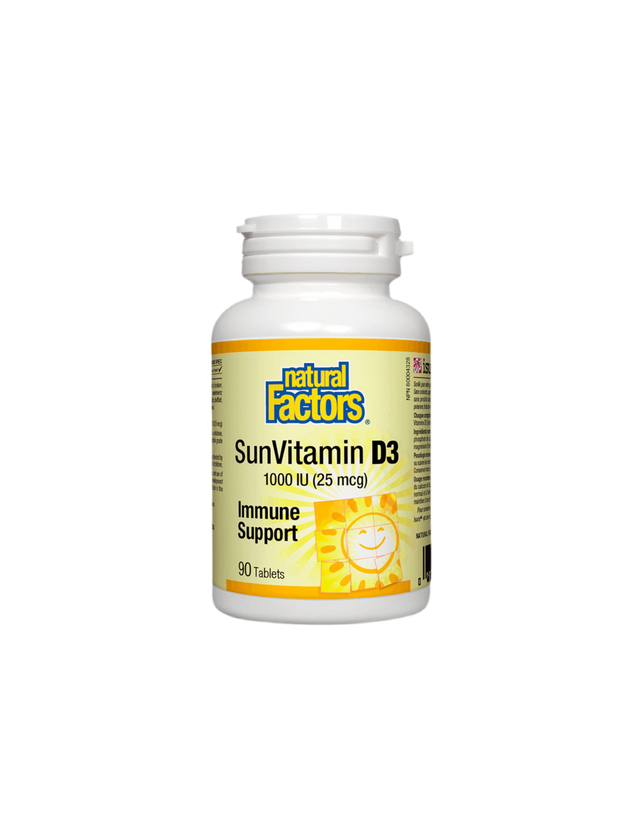 SunVitamin D3 1000 IU - 90 Таблетки - Feel You