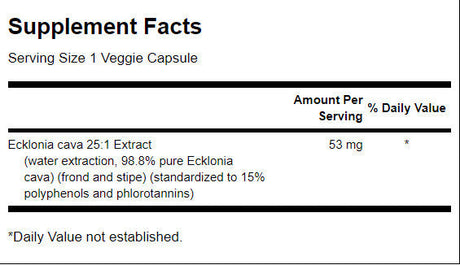 Ecklonia Cava Extract 53 mg - 30 капсули - Feel You