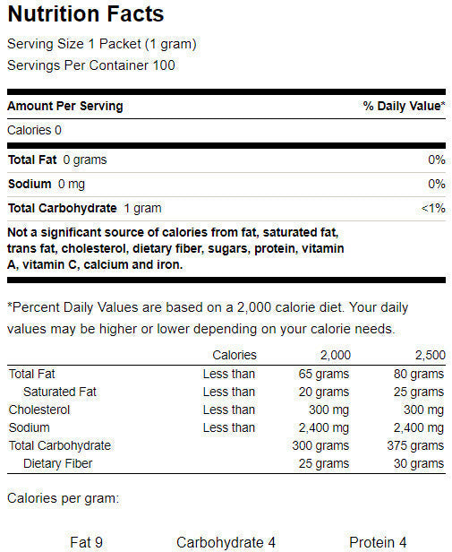 Green Leaf Stevia Extract / 100 Packs - 0 - Feel You