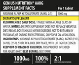 AAKG 1000 mg 180 Tablets