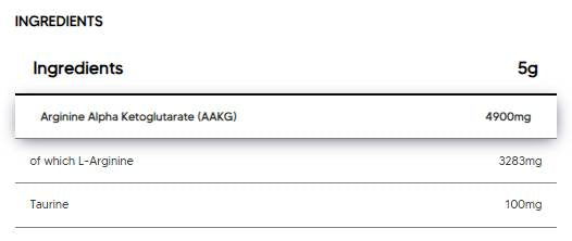 AAKG 2:1 Powder | L-Arginine-Alpha-Ketoglutarate - 400 grams