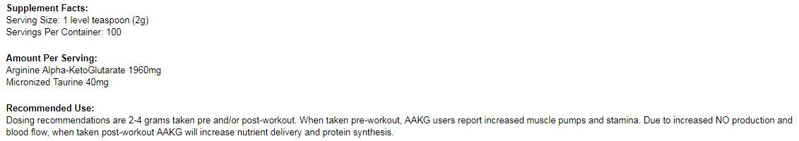 Aakg Pudder 200 Gramm