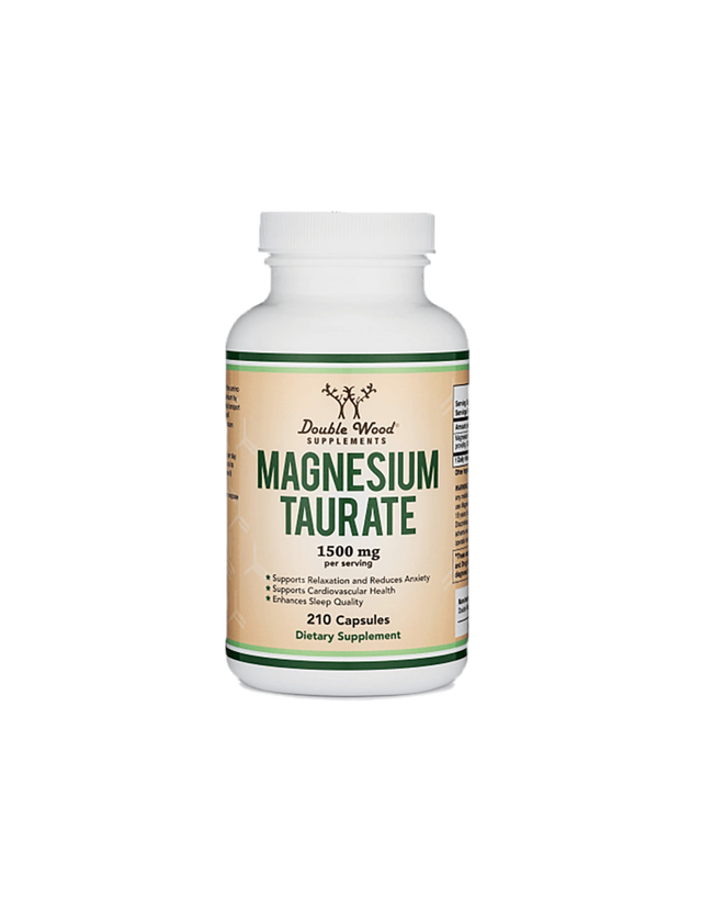 Magnesium taurate/ Магнезий таурат, 210 капсули Double Wood - Feel You