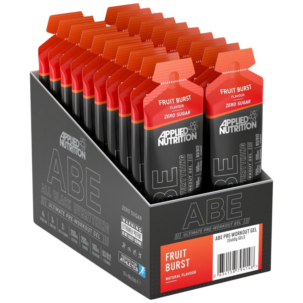 ABE Gel | All Black Everything Pre-Workout - 20 x 60 grams