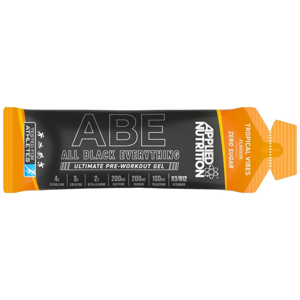 Abe Gel | All Black Totul pre -antrenament - 60 de grame