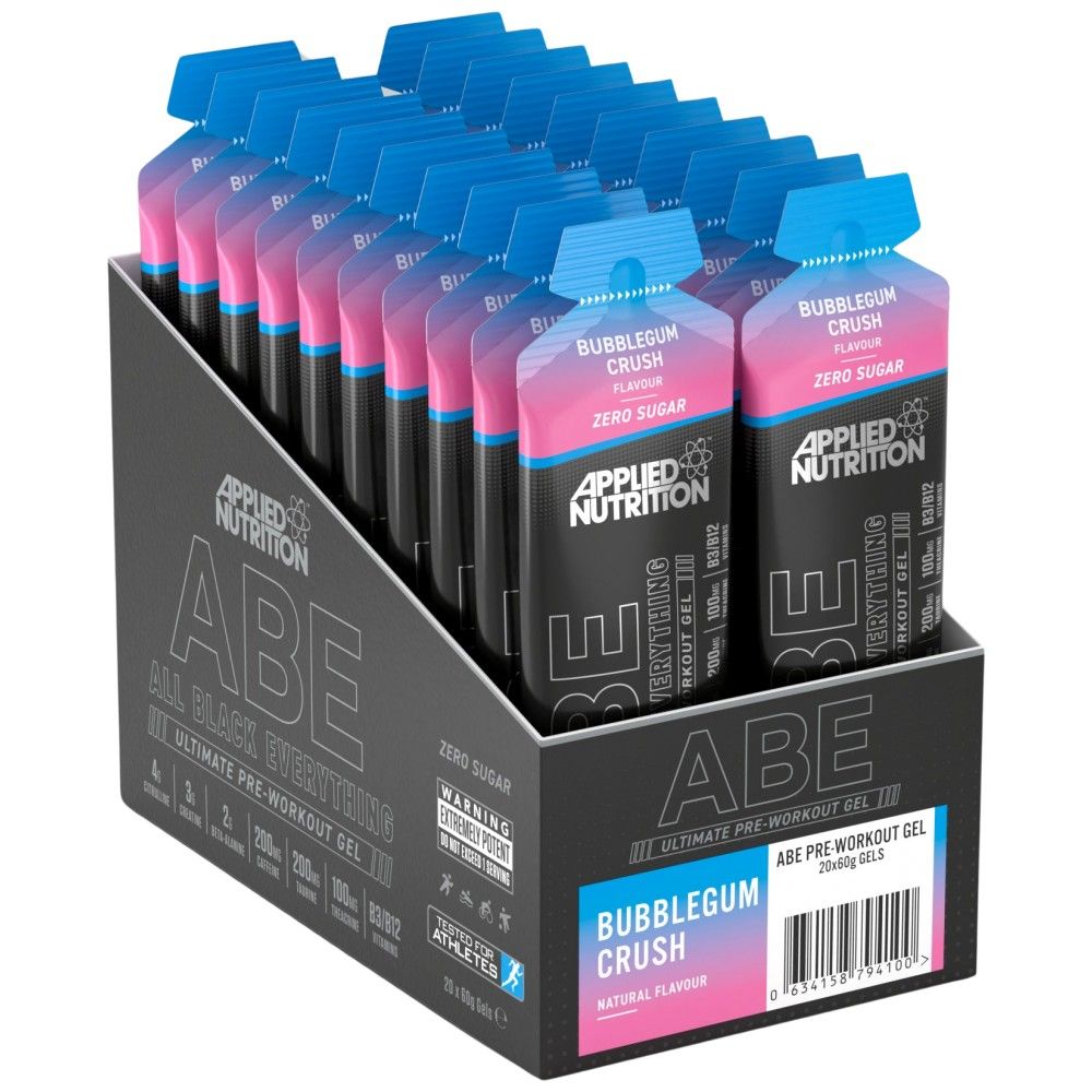 ABEA GEL | All schwaarz alles pre -Workout - 20 x 60 Gramm