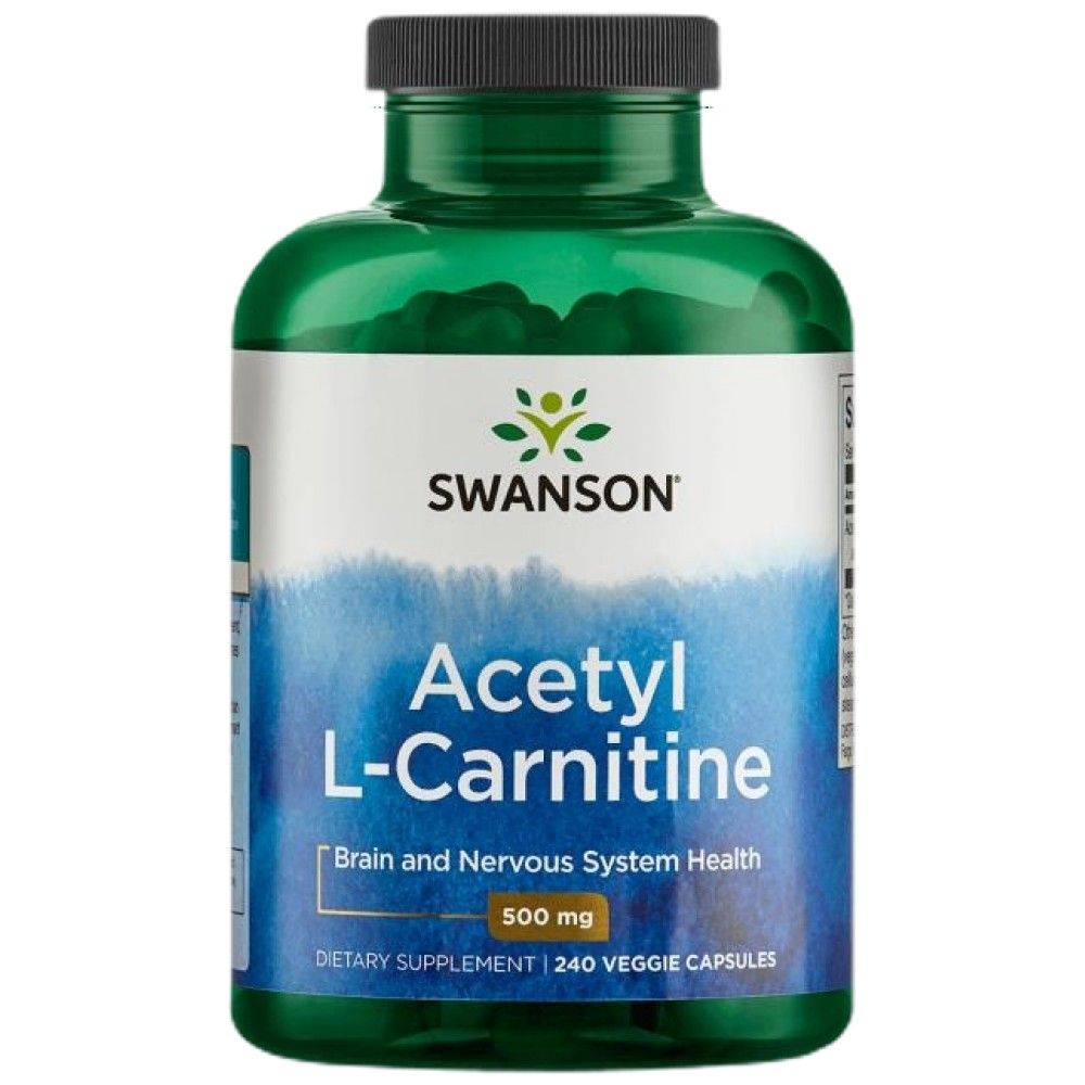 Acetil l -carnitina 500 mg - 240 cápsulas