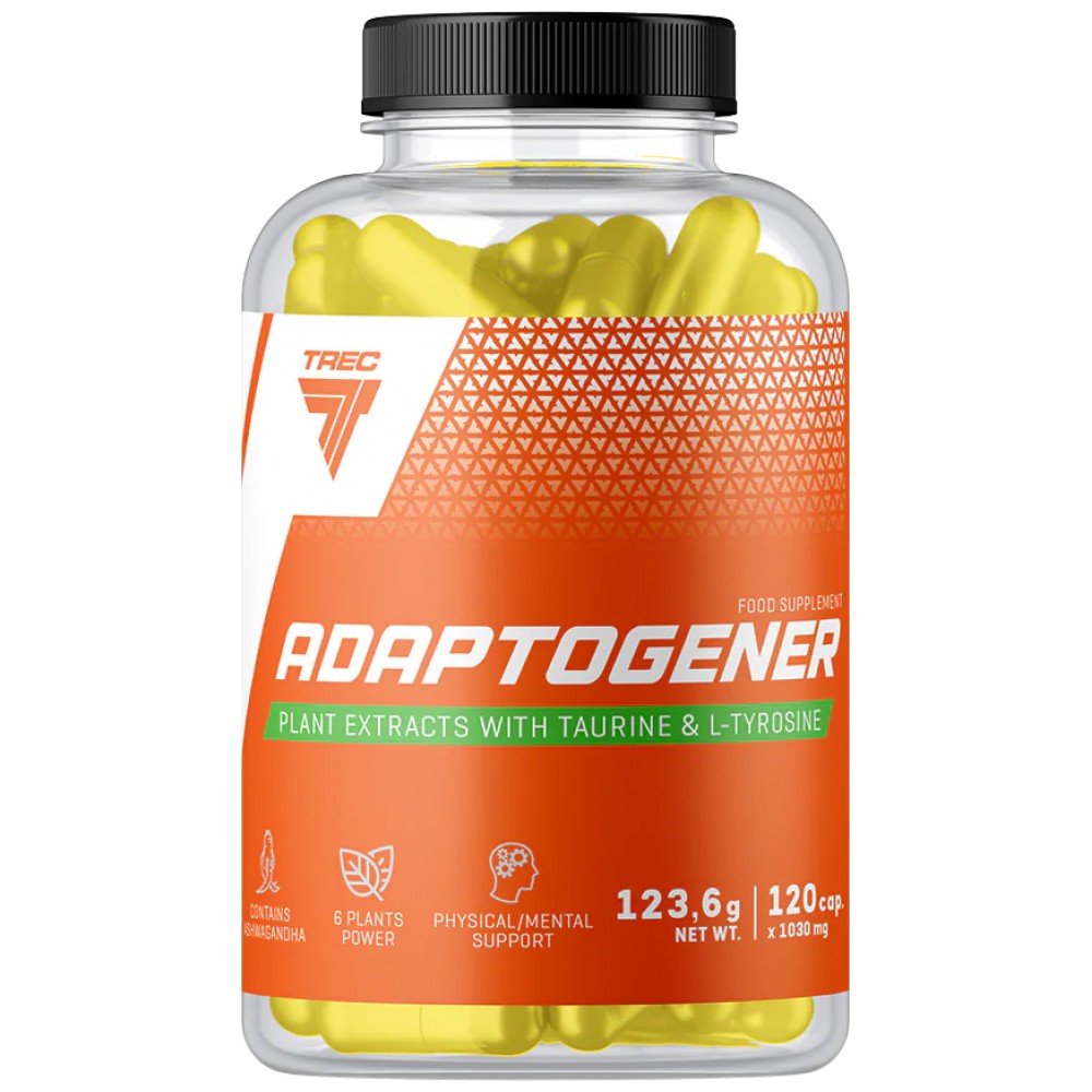 Adaptogen | with Ashwagandha, Rhodiola, L-Tyrosine - 120 capsules