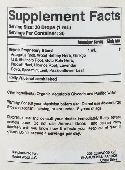 Adrenal Support | with Eleuthero & Rhodiola - 30 ml