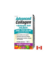 Geavanceerd collageen + hyaluronzuur en boor / collageen + hyaluronzuur en boor x 40 minicaplets <tc>Webber Naturals</tc>