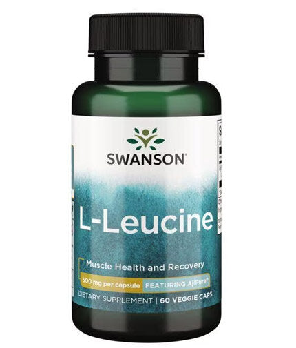 AjiPure L-Leucine - Pharmaceutical Grade 500 mg - 60 capsules
