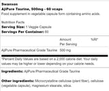 Ajipure Taurine 500 mg 60 Cápsulas