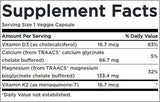 Albion Magnesium & Calcium / with Vitamin D3 & K2 - 90 capsules