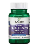 Albion Multi-Mineral With Iron - 120 capsules