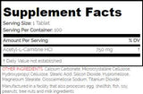 Alcar/acetil L -carnitina 750 mg - 100 tabletas