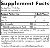 Algae DHA 500 mg - 60 Gel capsules