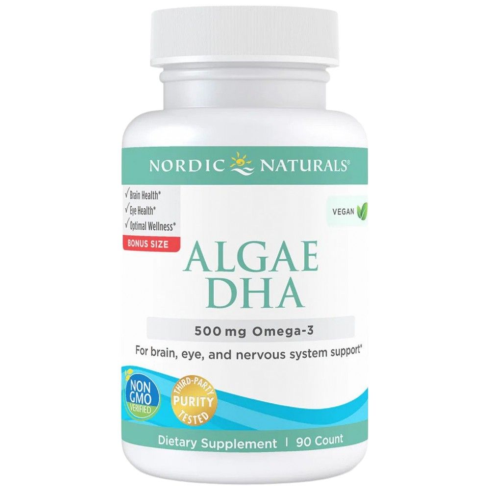 Algas DHA 500 mg - 90 cápsulas de gel