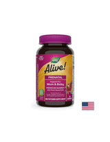 <tc>Alive</tc>!- <tc>Alive</tc> Multivitamínicos premium para embarazadas, 75 comprimidos de gelatina Nature's Way