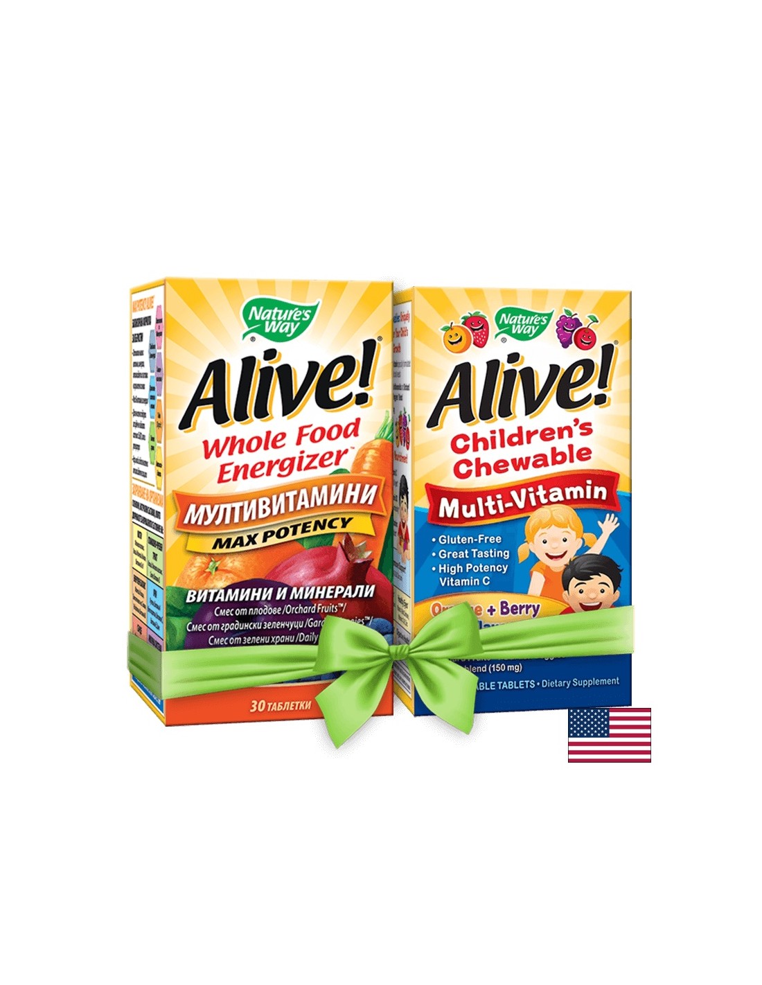 Promo paketas gyvas multivitaminai suaugusiems ir vaikams