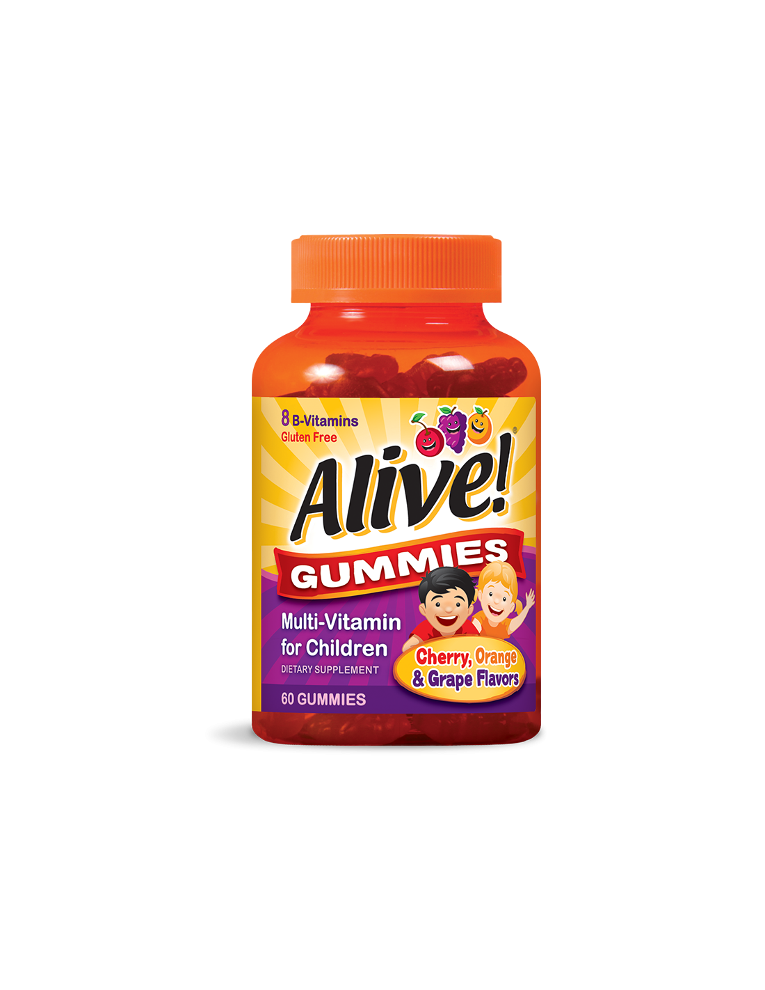 Alive! Multi-vitamin For Children Gummies / Alive! Multivitamins for children x 60 Nature's Way gel tablets