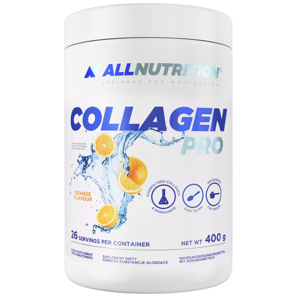 „Collagen Pro“ milteliai | Su gliukozaminu, chondroitinu, hialuroniniu, Boswellia - 400 gramų