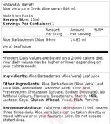 Aloe Vera Jus 946 ml
