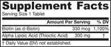 Alpha Lipoic Sustain 300 mg - 120 tabletten