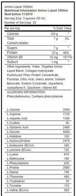Amino vloeistof 1000 ml - 1000 ml
