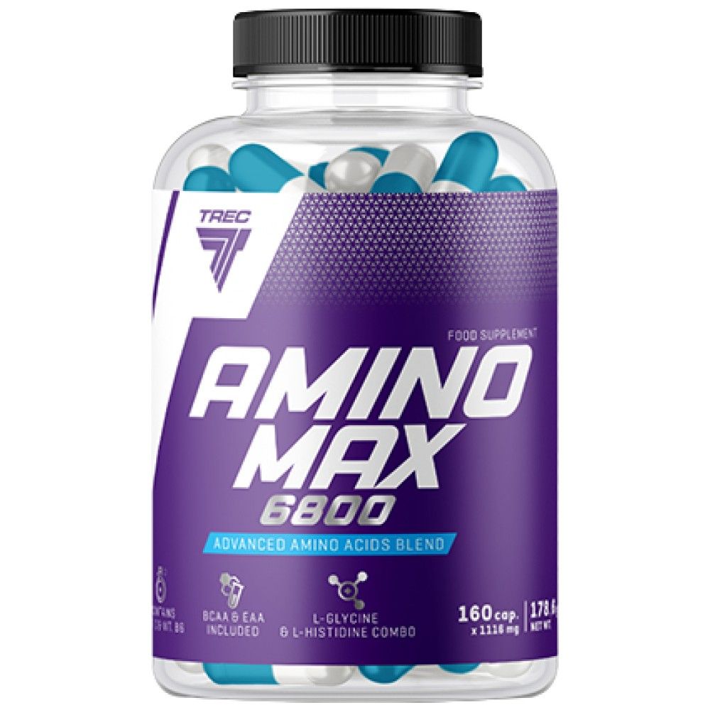 Amino max 6800 - 320 cápsulas