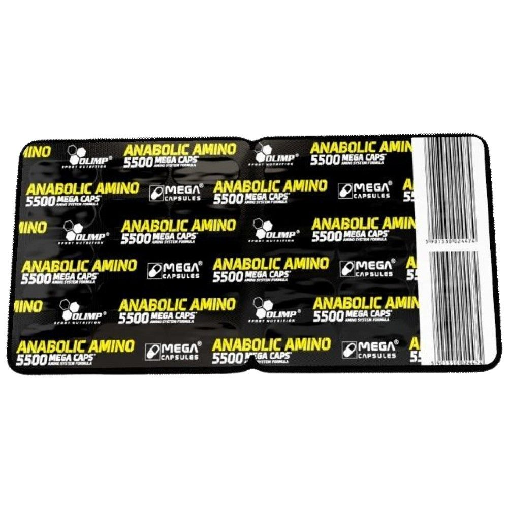Anaboliskās amino 5500 - 30 kapsulas