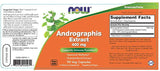 Andrographis paniculata Extrato 400 mg - 90 cápsulas