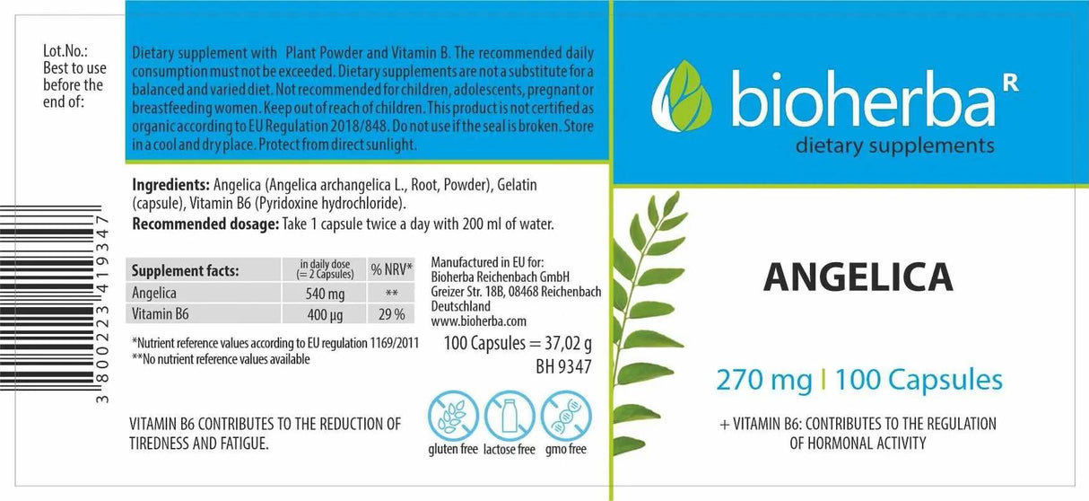Angelica 270 mg - 100 Kapselen