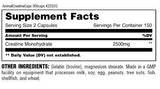 Animal Creatine Micronized Capsules - 300 capsules