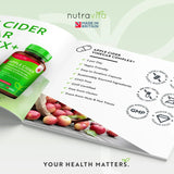 Apple Cider Vinegar 1000 mg /180 capsules, 90 doses/ Nutravita