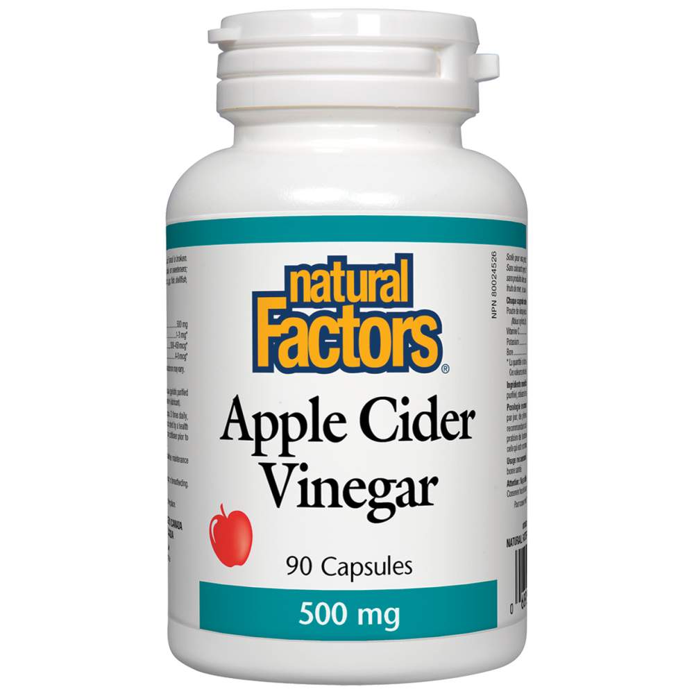 Apple Cider Vinegar 500 mg - 90 capsules