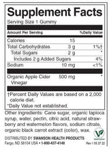 Apple Cider Esseg Gumien | Äerdbier Waassermeloun - 60 chewable Pëllen